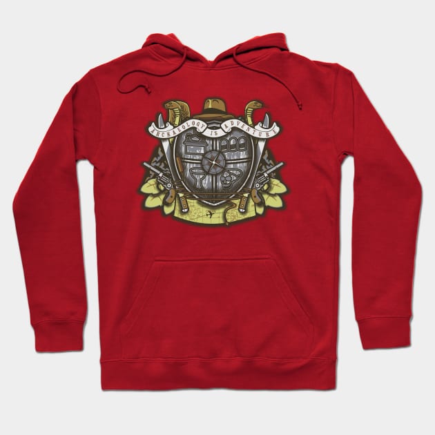 Adventurer's Crest Hoodie by Arinesart